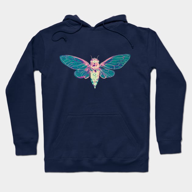 Flying Cicada Hoodie by RaLiz